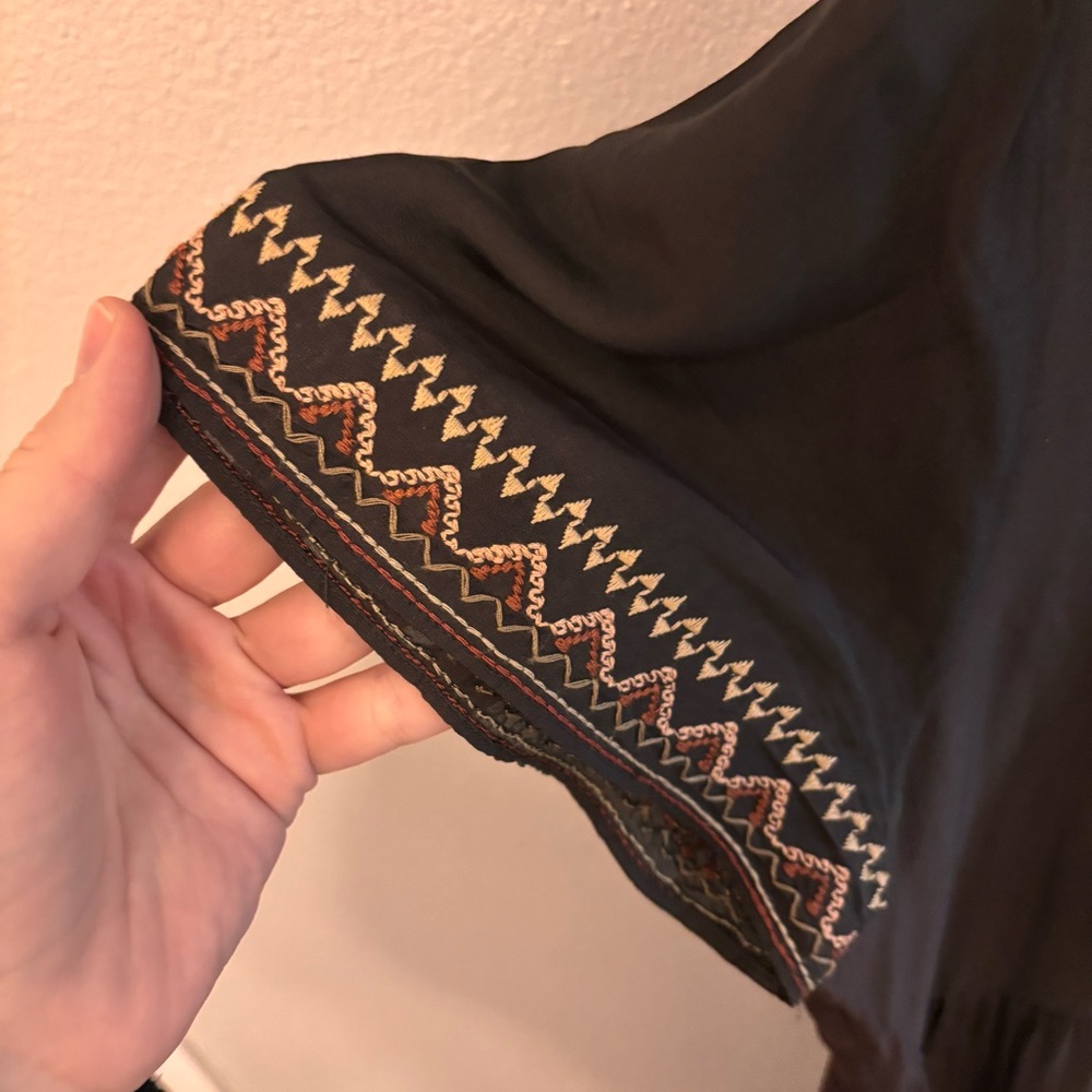 Johnny Was Black Midi Dress - Picture 5 of 5